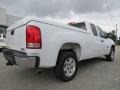 2009 Summit White GMC Sierra 1500 SLE Extended Cab  photo #7