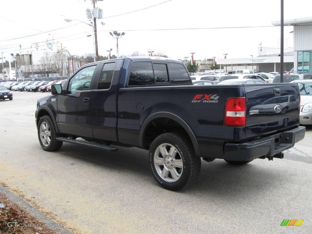 2006 F150 FX4 SuperCab 4x4 - True Blue Metallic / Black/Medium Flint photo #9