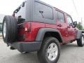 2013 Deep Cherry Red Crystal Pearl Jeep Wrangler Unlimited Sport 4x4  photo #7