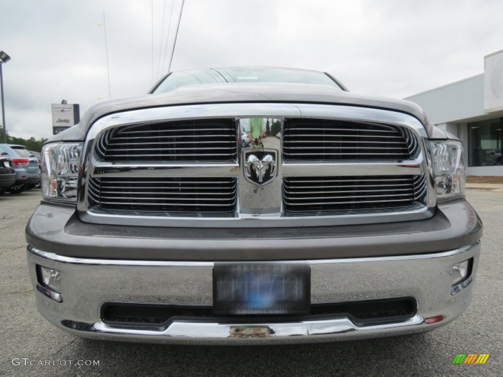 2012 Ram 1500 Big Horn Quad Cab - Mineral Gray Metallic / Light Pebble Beige/Bark Brown photo #2