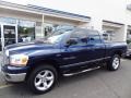 2006 Patriot Blue Pearl Dodge Ram 1500 SLT Quad Cab 4x4  photo #2