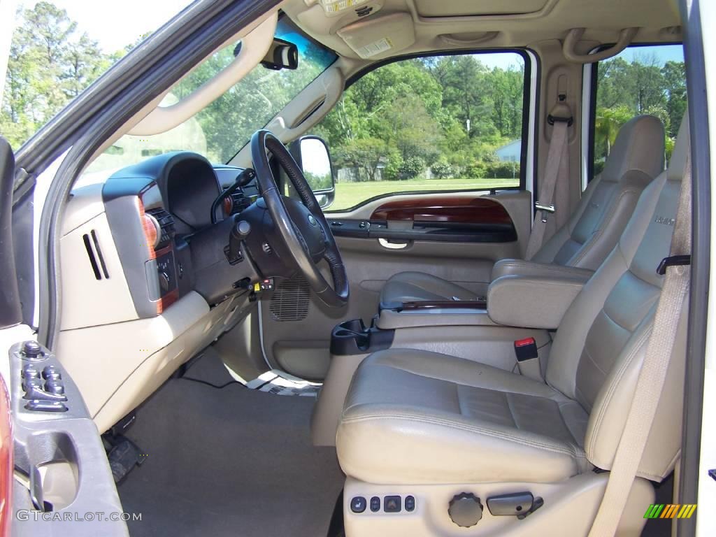 2006 F350 Super Duty Lariat FX4 Crew Cab 4x4 Dually - Oxford White / Tan photo #9