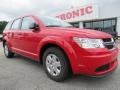 Bright Red 2012 Dodge Journey SE