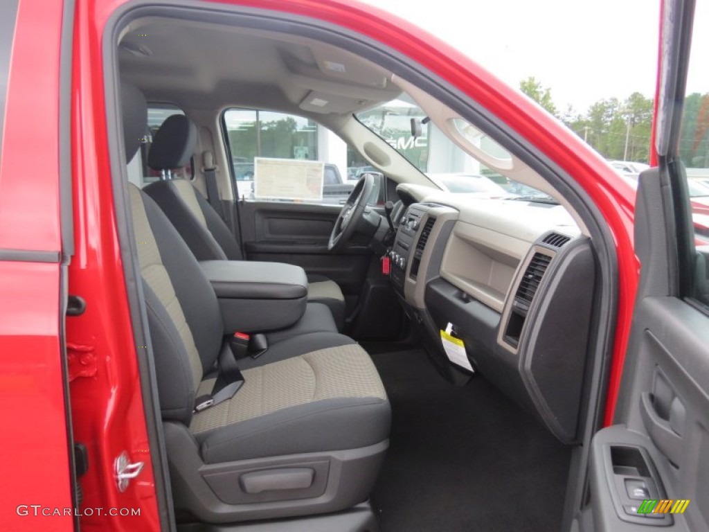 2012 Ram 1500 Express Quad Cab - Flame Red / Dark Slate Gray/Medium Graystone photo #13