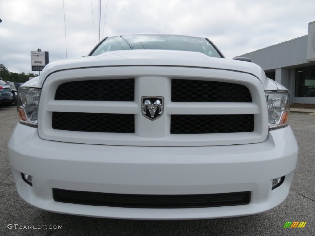 2012 Ram 1500 Express Quad Cab - Bright White / Dark Slate Gray/Medium Graystone photo #2