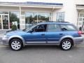 2008 Newport Blue Pearl Subaru Outback 2.5i Wagon  photo #3