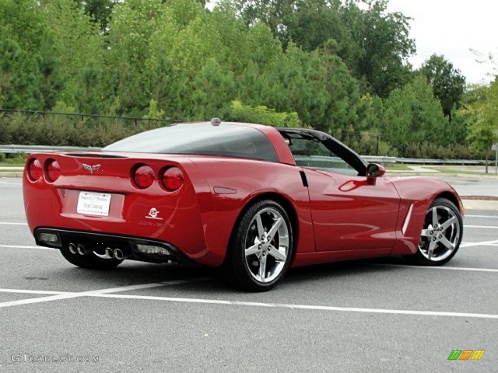2005 Corvette Coupe - Precision Red / Steel Grey photo #3