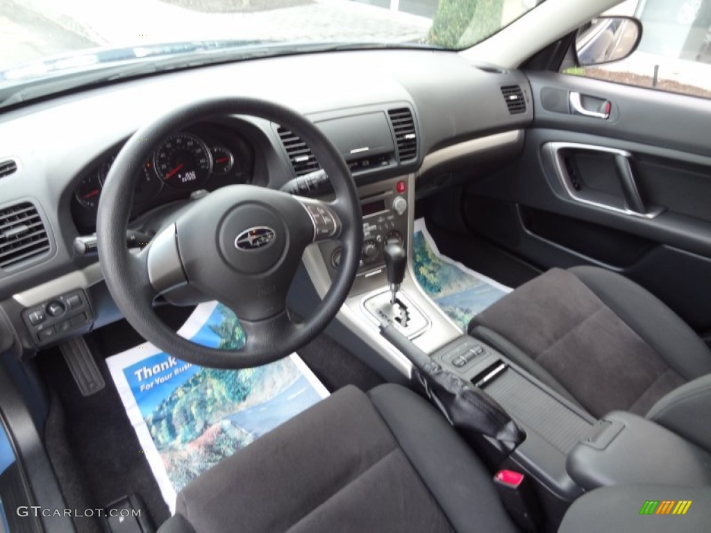 2008 Outback 2.5i Wagon - Newport Blue Pearl / Off Black photo #27