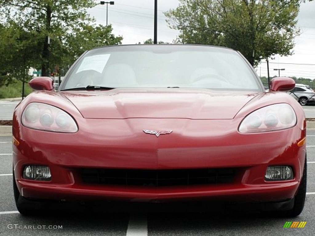 2005 Corvette Coupe - Precision Red / Steel Grey photo #6
