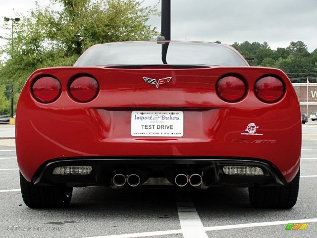2005 Corvette Coupe - Precision Red / Steel Grey photo #8