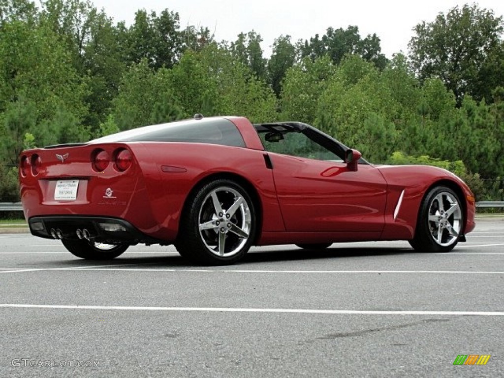 2005 Corvette Coupe - Precision Red / Steel Grey photo #9