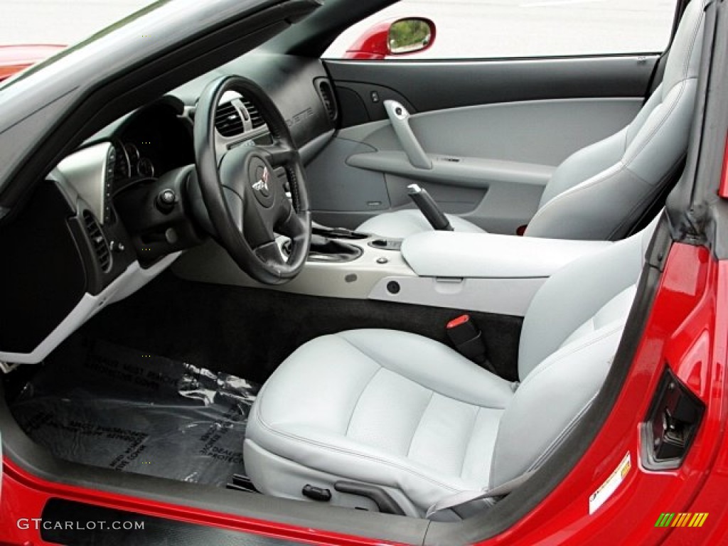 2005 Corvette Coupe - Precision Red / Steel Grey photo #12
