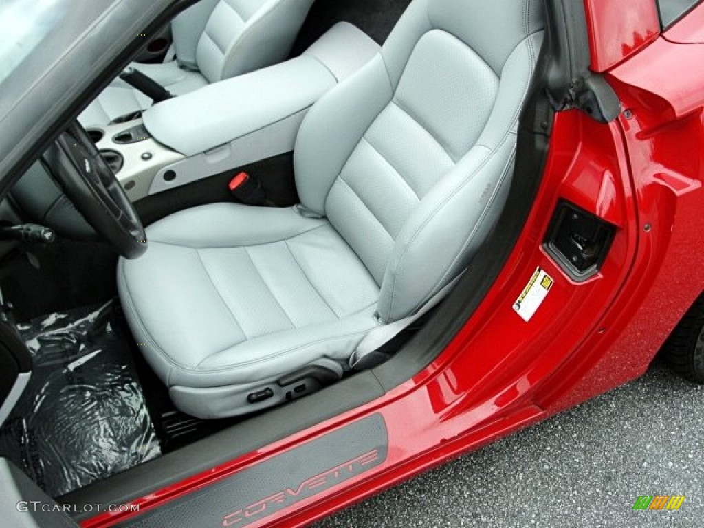 2005 Corvette Coupe - Precision Red / Steel Grey photo #13