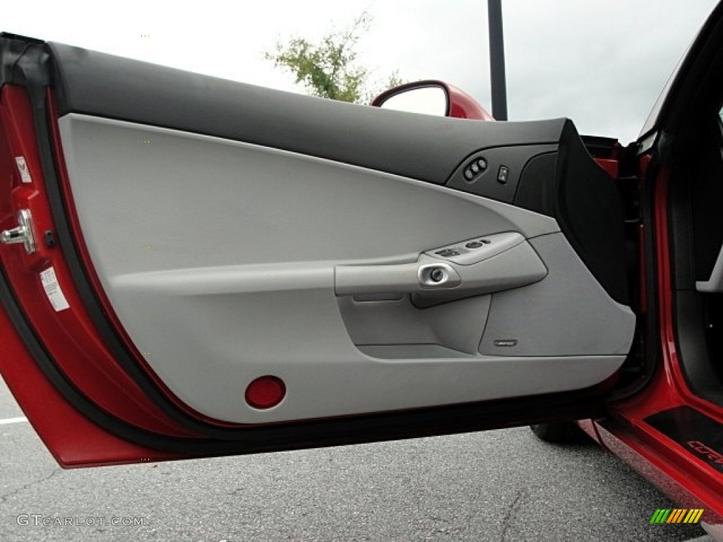 2005 Corvette Coupe - Precision Red / Steel Grey photo #14