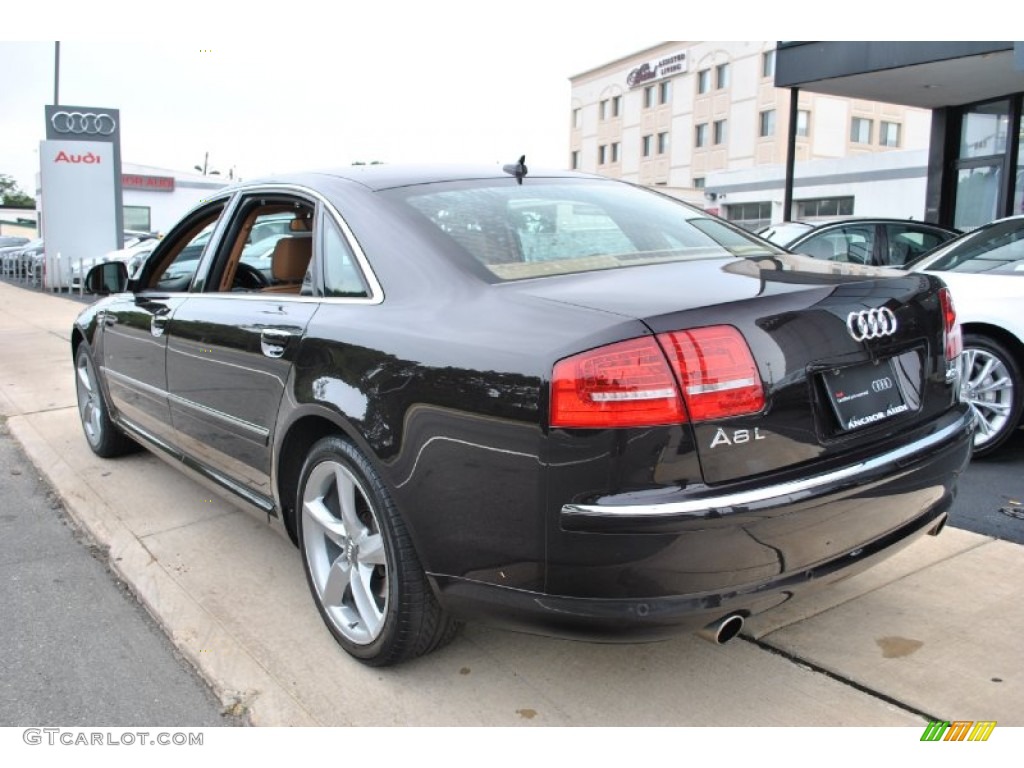 Black Cherry Pearl Effect 2009 Audi A8 L 4.2 quattro Exterior Photo #70466845