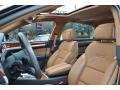2009 Audi A8 Amaretto/Black Valcona Leather Interior Interior Photo