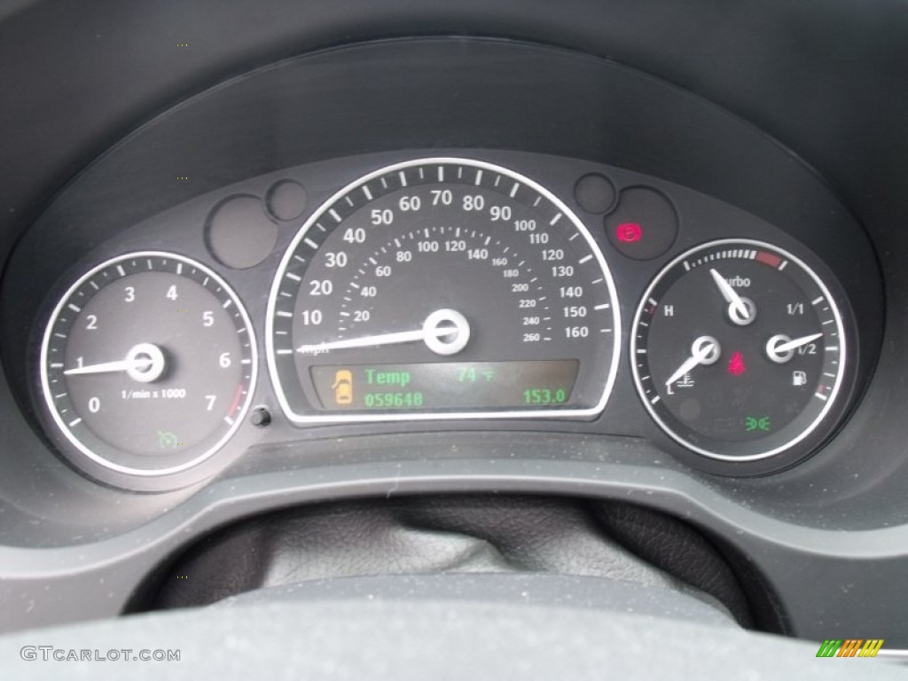 2007 Saab 9-3 2.0T Sport Sedan Gauges Photo #70467058