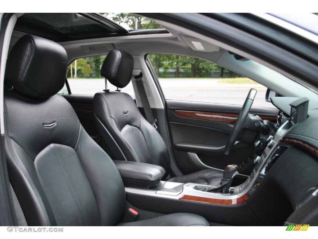 Ebony Interior 2008 Cadillac CTS Sedan Photo #70467085