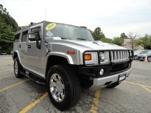 2009 Hummer H2 SUV Silver Ice Data, Info and Specs