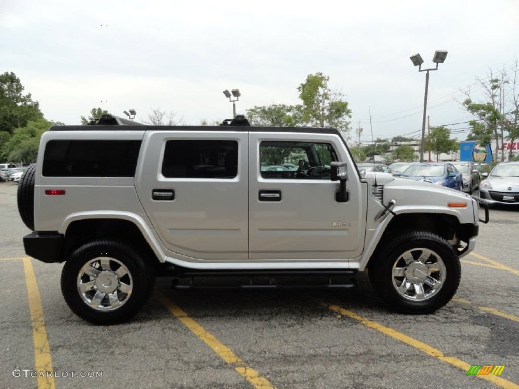 2009 H2 SUV Silver Ice - Limited Edition Silver Ice / Ebony Black photo #5