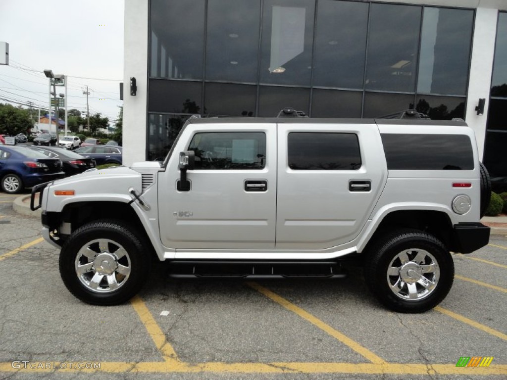 2009 H2 SUV Silver Ice - Limited Edition Silver Ice / Ebony Black photo #9