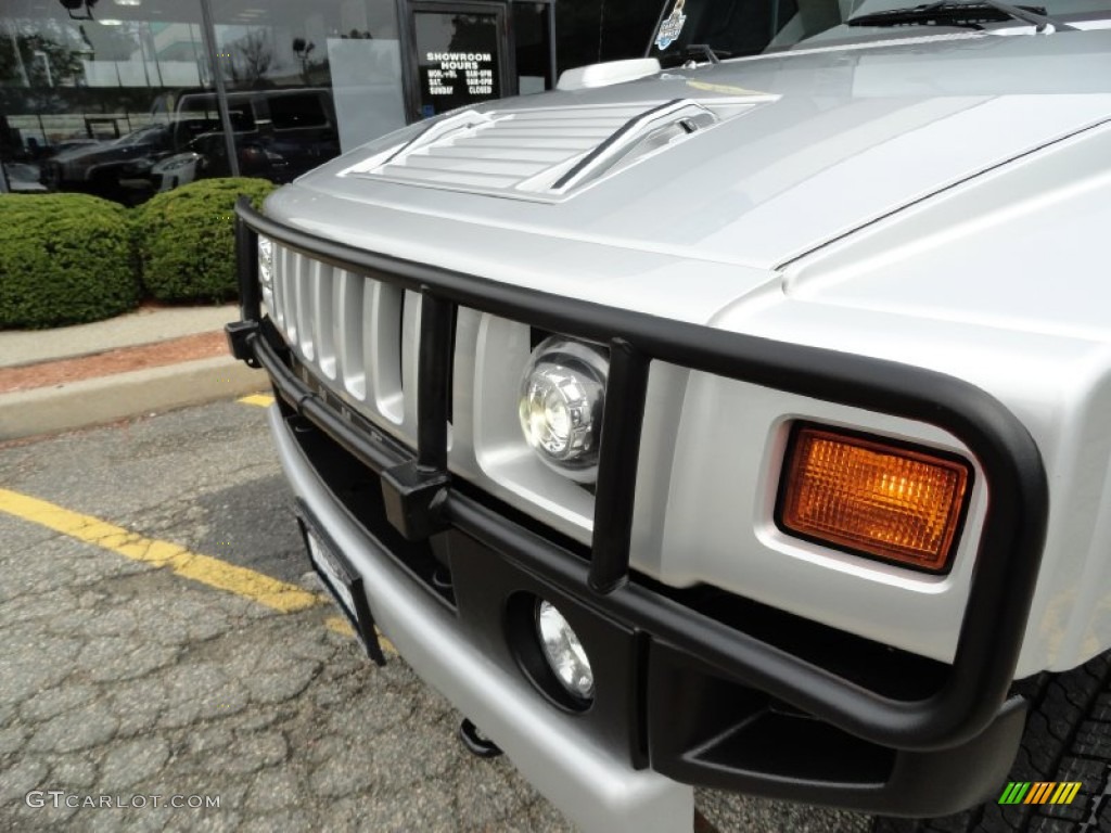 2009 H2 SUV Silver Ice - Limited Edition Silver Ice / Ebony Black photo #13