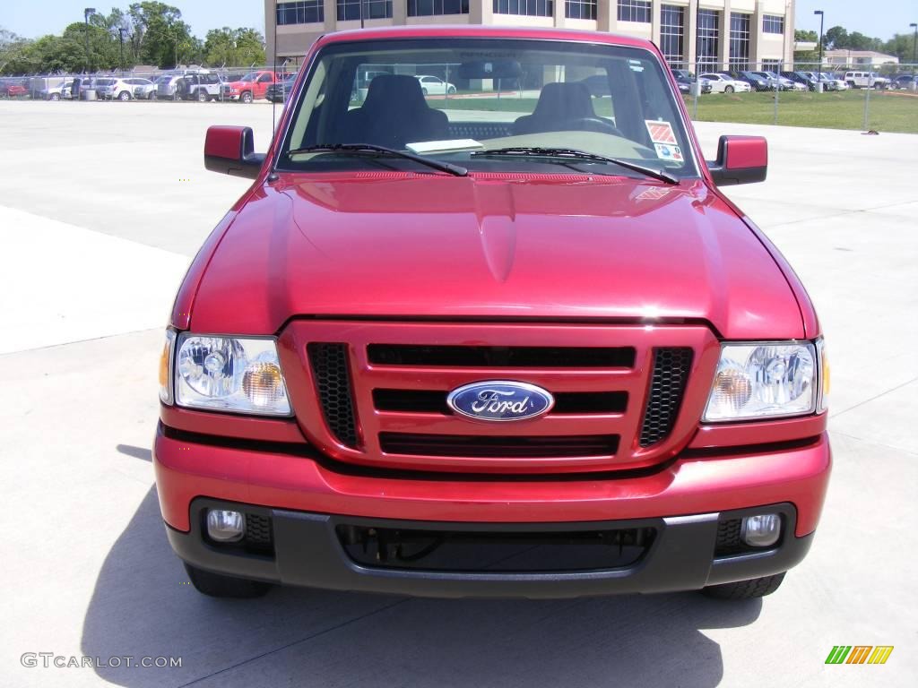 2006 Ranger Sport Regular Cab - Redfire Metallic / Medium Pebble Tan photo #3