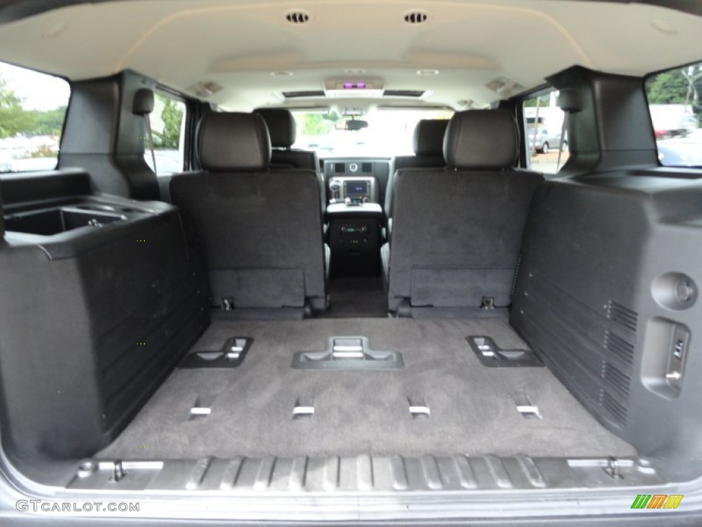 2009 Hummer H2 SUV Silver Ice Trunk Photo #70467343