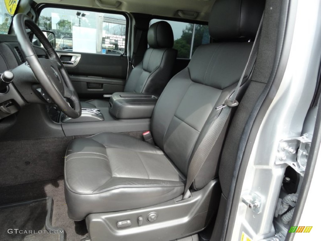 2009 H2 SUV Silver Ice - Limited Edition Silver Ice / Ebony Black photo #56