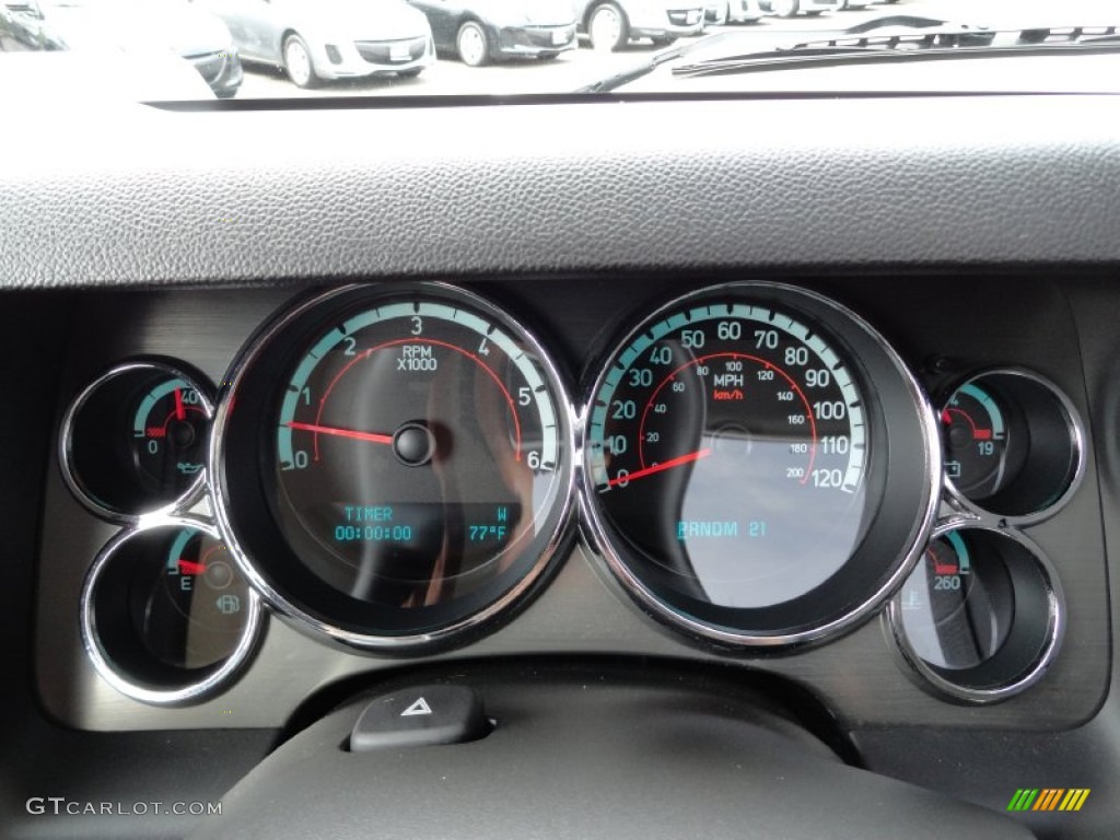 2009 Hummer H2 SUV Silver Ice Gauges Photo #70467492
