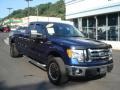 2010 Dark Blue Pearl Metallic Ford F150 XLT SuperCab 4x4  photo #2