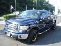 2010 Dark Blue Pearl Metallic Ford F150 XLT SuperCab 4x4  photo #4