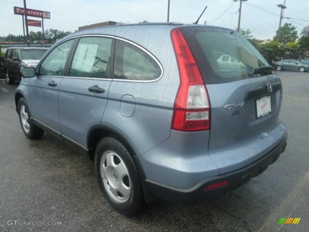 2009 CR-V LX 4WD - Glacier Blue Metallic / Gray photo #3