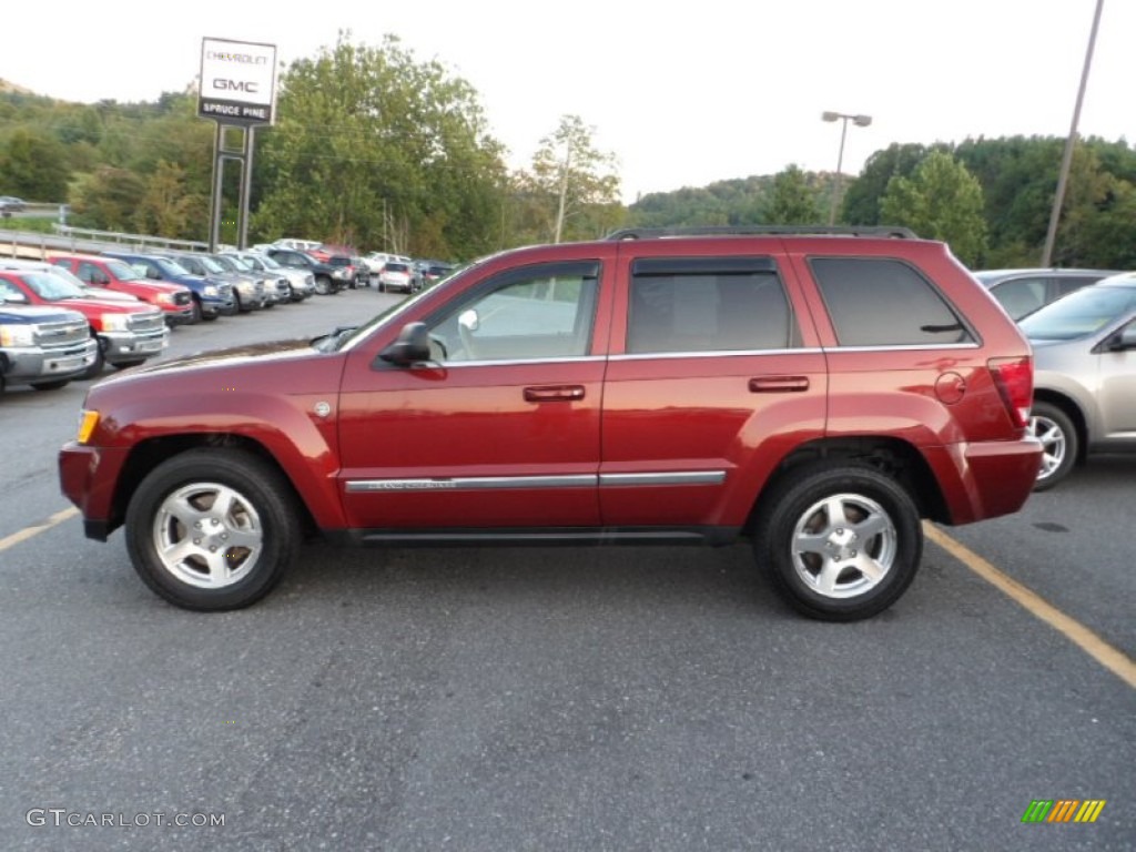 2007 Grand Cherokee Limited CRD 4x4 - Red Rock Crystal Pearl / Medium Slate Gray photo #1