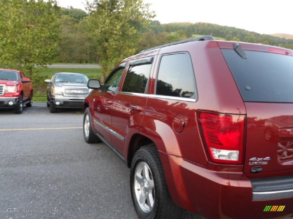 2007 Grand Cherokee Limited CRD 4x4 - Red Rock Crystal Pearl / Medium Slate Gray photo #5