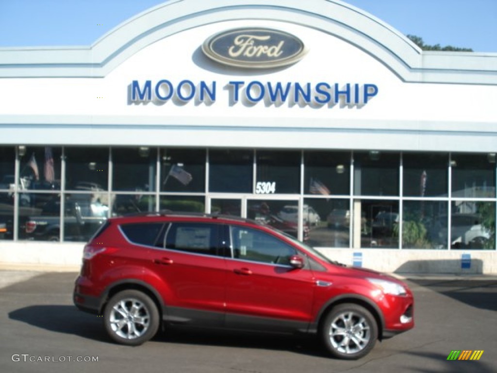 2013 Escape SEL 1.6L EcoBoost 4WD - Ruby Red Metallic / Charcoal Black photo #1