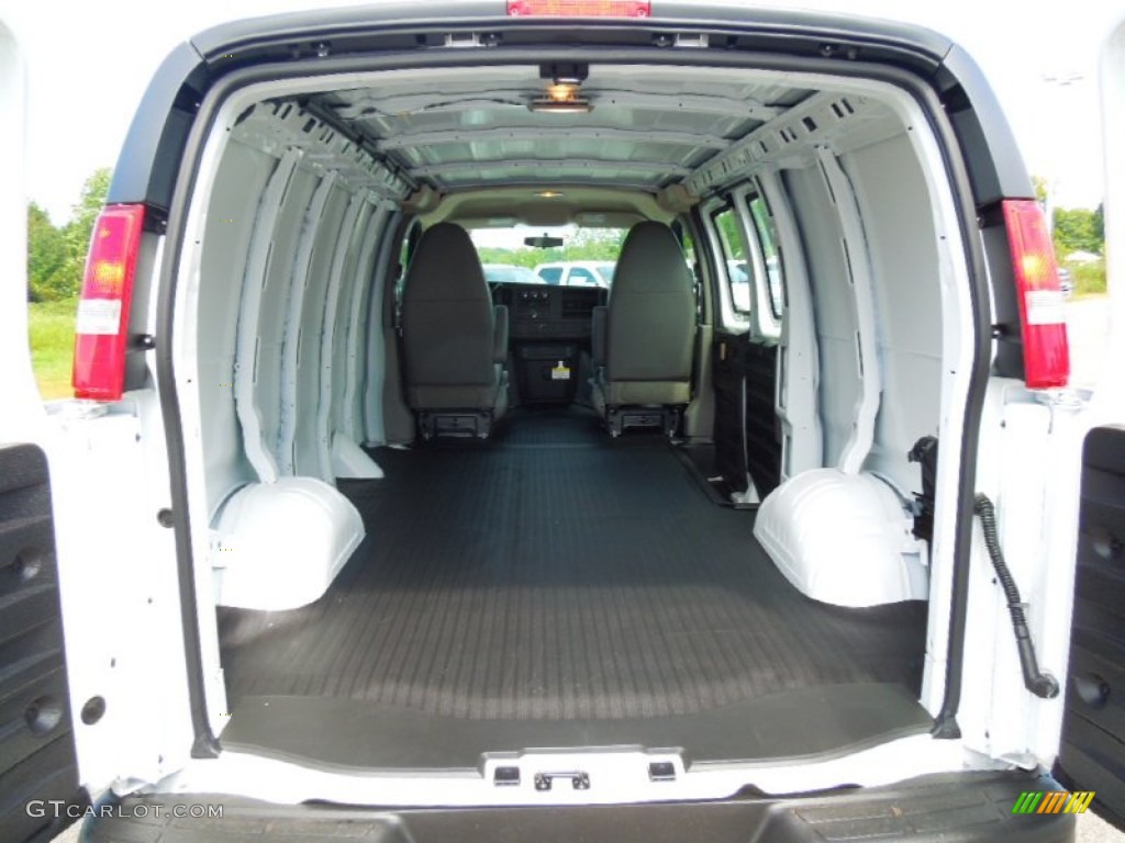 2013 Express 1500 Cargo Van - Summit White / Medium Pewter photo #14