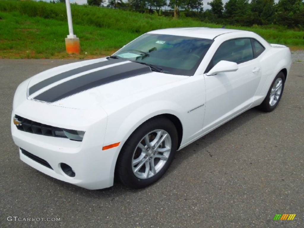 2013 Camaro LT Coupe - Summit White / Black photo #1