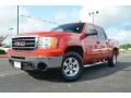 2010 Fire Red GMC Sierra 1500 SLE Crew Cab 4x4  photo #1