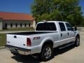 2007 Oxford White Clearcoat Ford F250 Super Duty Lariat Crew Cab 4x4  photo #3