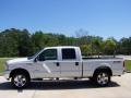 2007 Oxford White Clearcoat Ford F250 Super Duty Lariat Crew Cab 4x4  photo #6