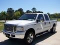 2007 Oxford White Clearcoat Ford F250 Super Duty Lariat Crew Cab 4x4  photo #7