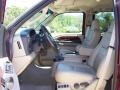 2007 Dark Toreador Red Metallic Ford F250 Super Duty Lariat Crew Cab 4x4  photo #9