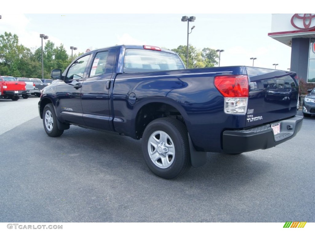 2012 Tundra Double Cab - Nautical Blue Metallic / Sand Beige photo #3