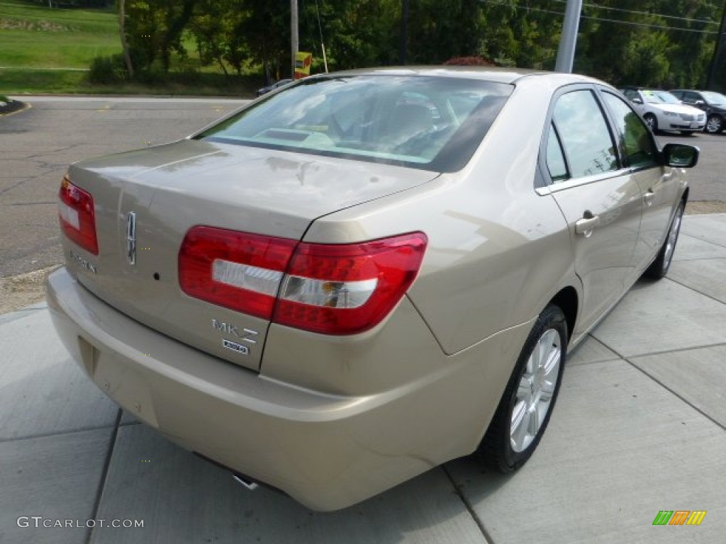 2007 MKZ AWD Sedan - Dune Pearl Metallic / Sand photo #5