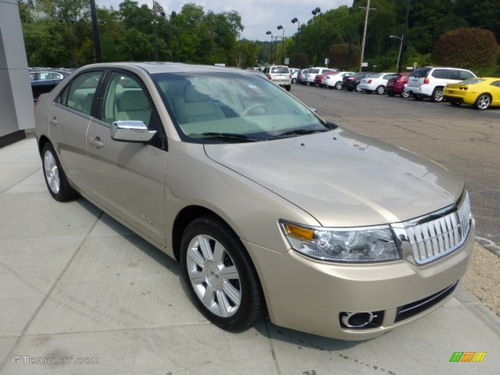 2007 MKZ AWD Sedan - Dune Pearl Metallic / Sand photo #7