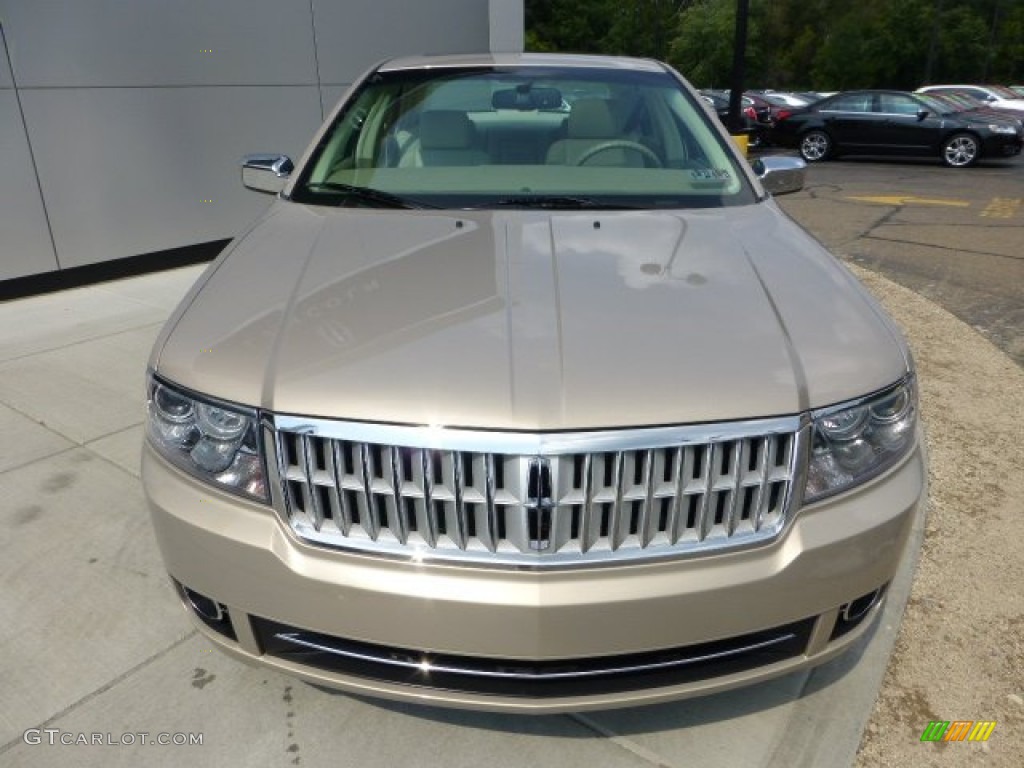 2007 MKZ AWD Sedan - Dune Pearl Metallic / Sand photo #8