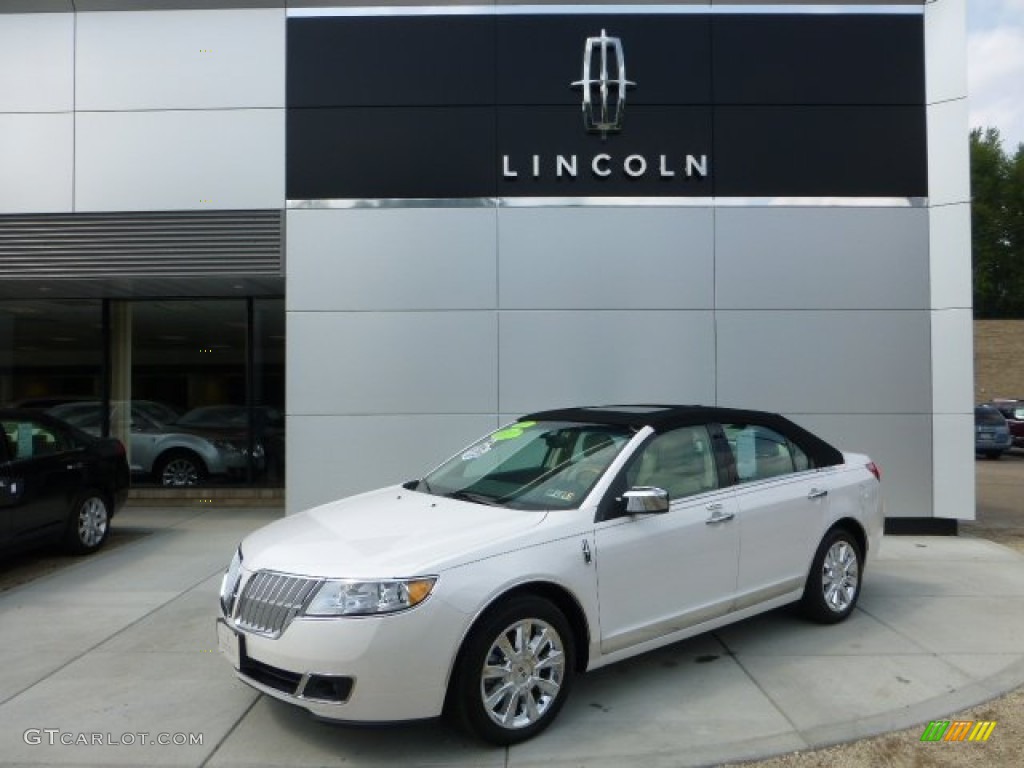 White Platinum Tri-Coat 2011 Lincoln MKZ FWD Exterior Photo #70477735