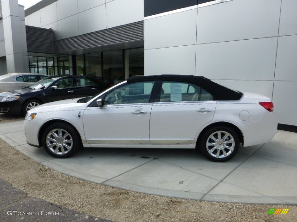 White Platinum Tri-Coat 2011 Lincoln MKZ FWD Exterior Photo #70477743