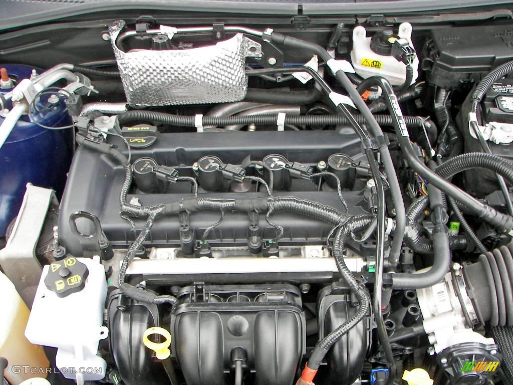 2008 Focus SES Sedan - Vista Blue Metallic / Charcoal Black photo #24
